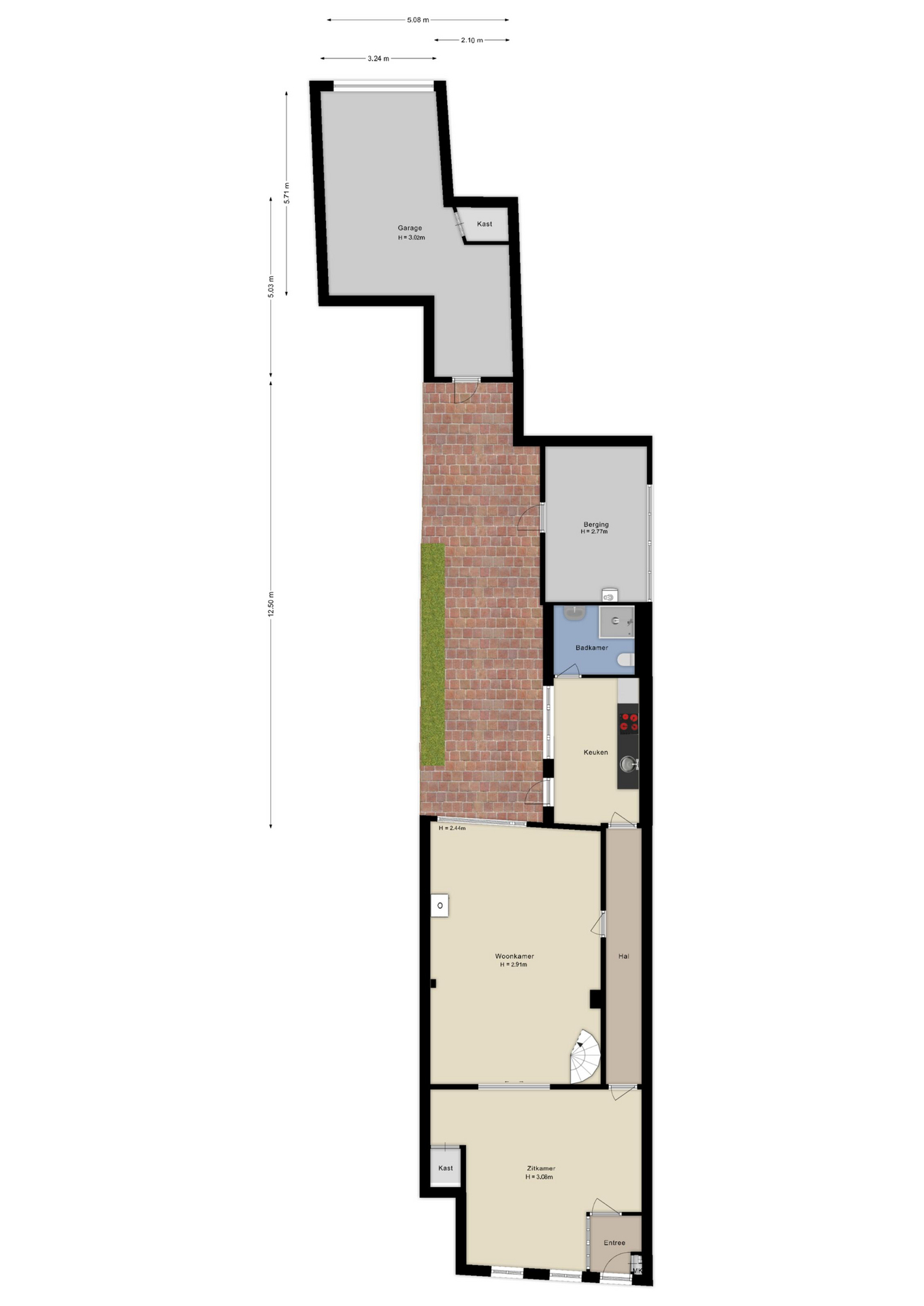 Situatie Langegracht 3