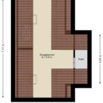 Tweede verdieping woonhuis