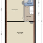 Eerste verdieping bijgebouw