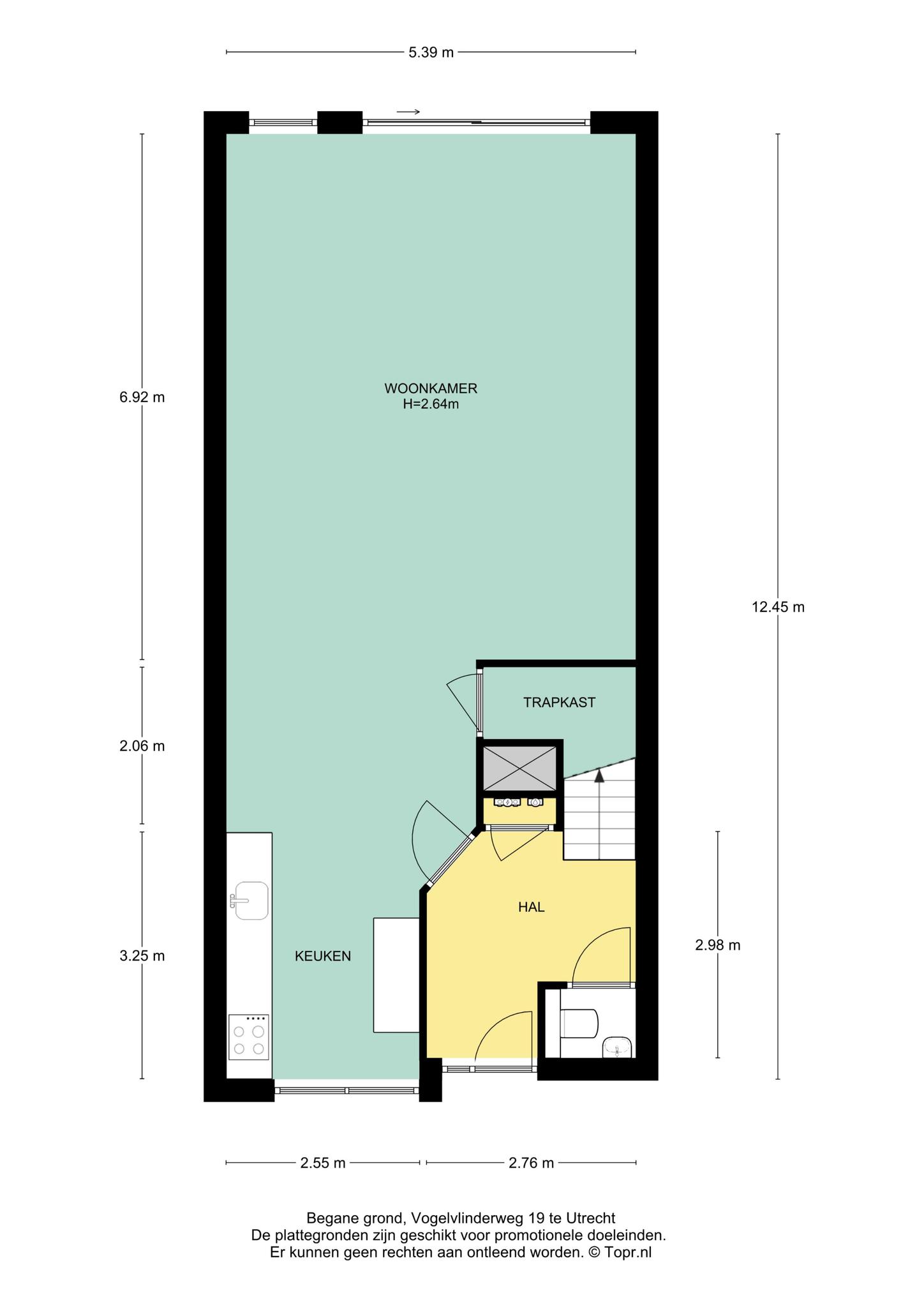 Plattegrond Begane grond