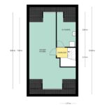 Plattegrond Tweede verdieping