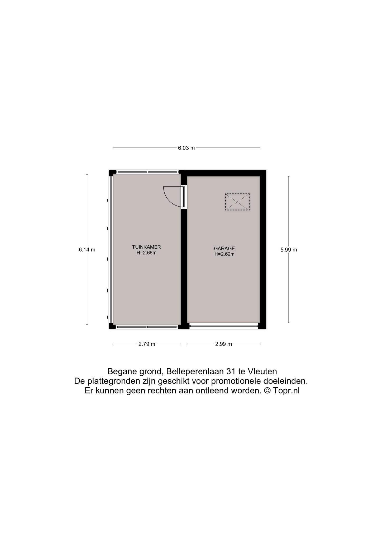 Plattegrond garage