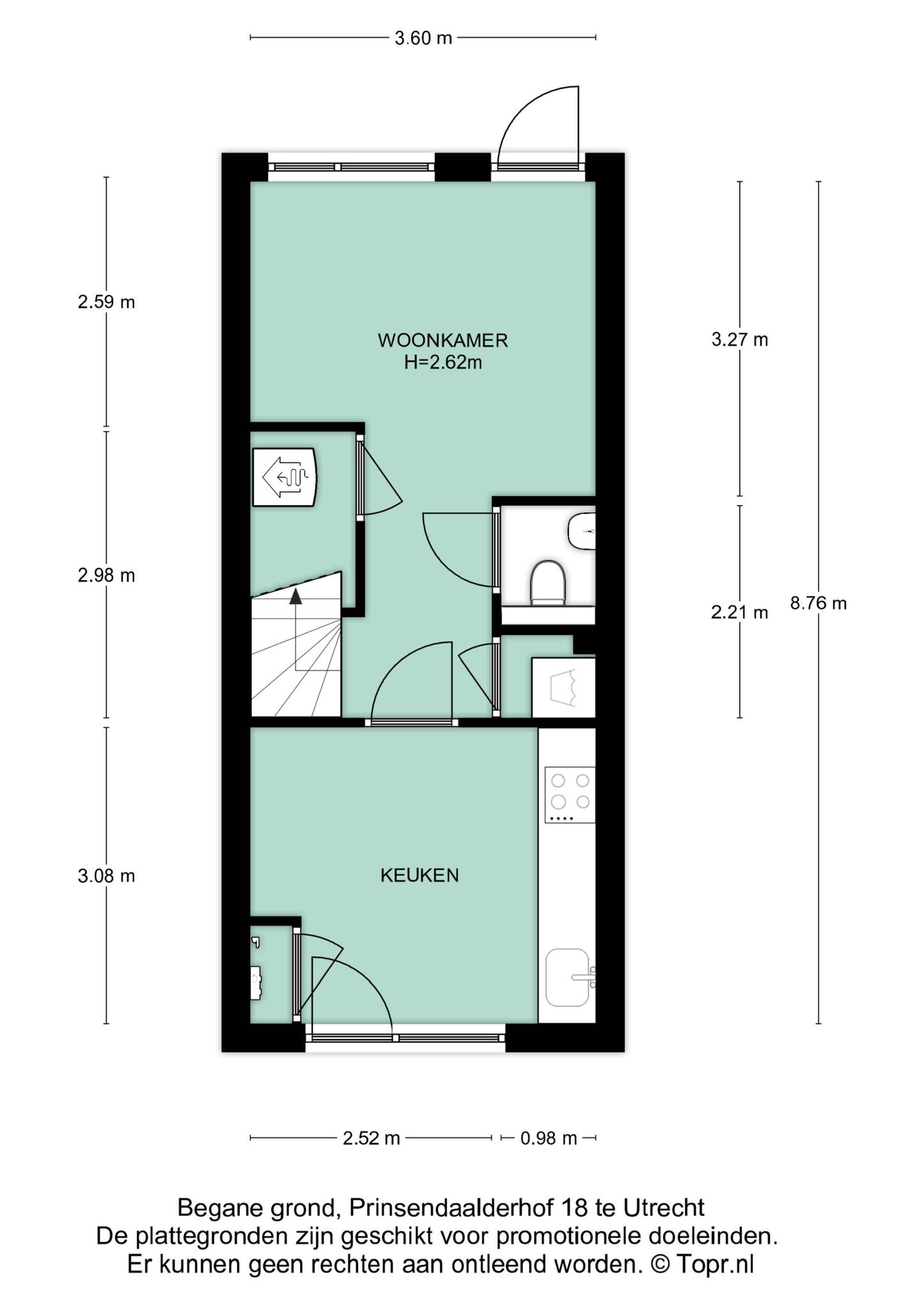 Plattegrond begane grond
