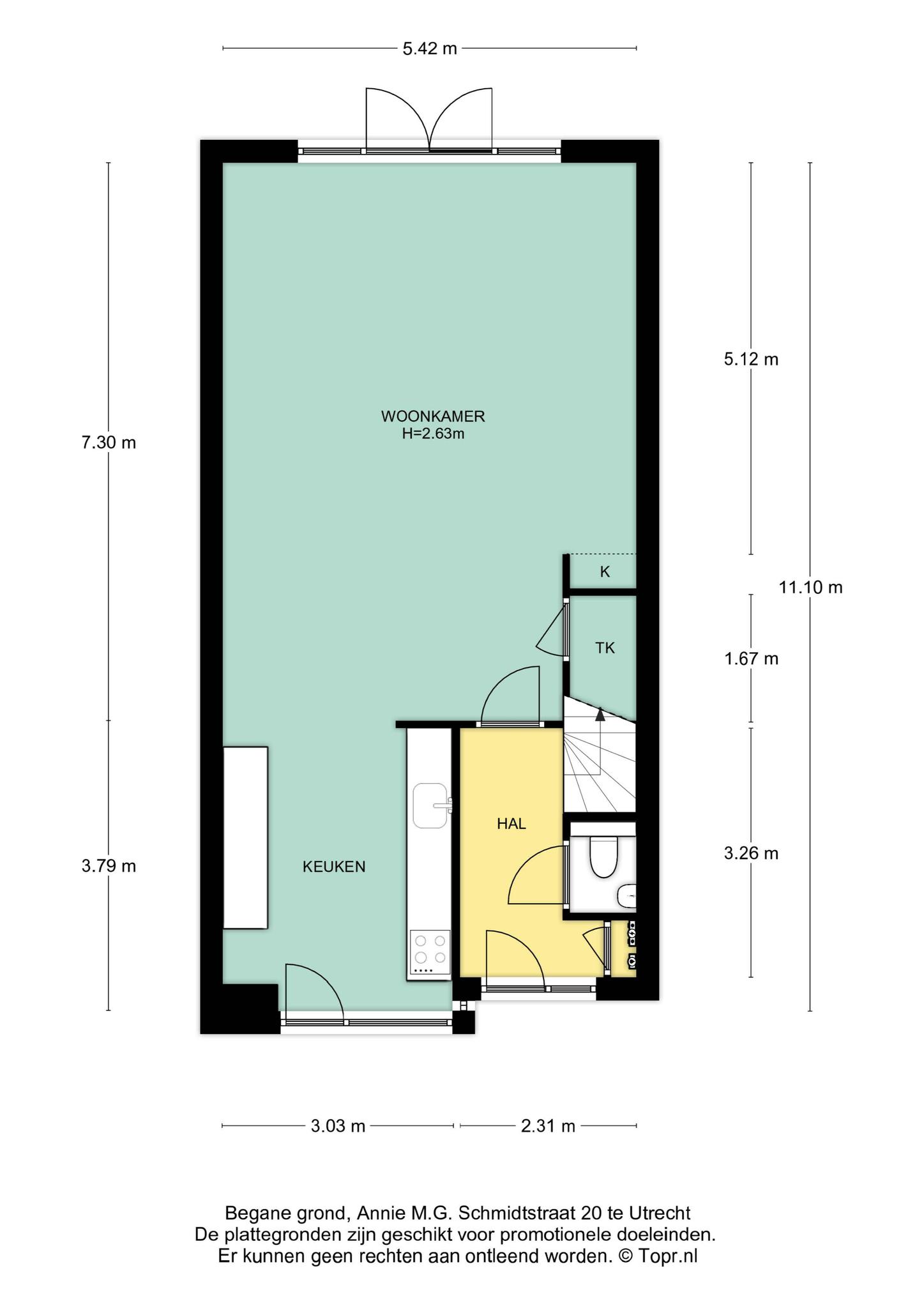 Plattegrond Begane grond