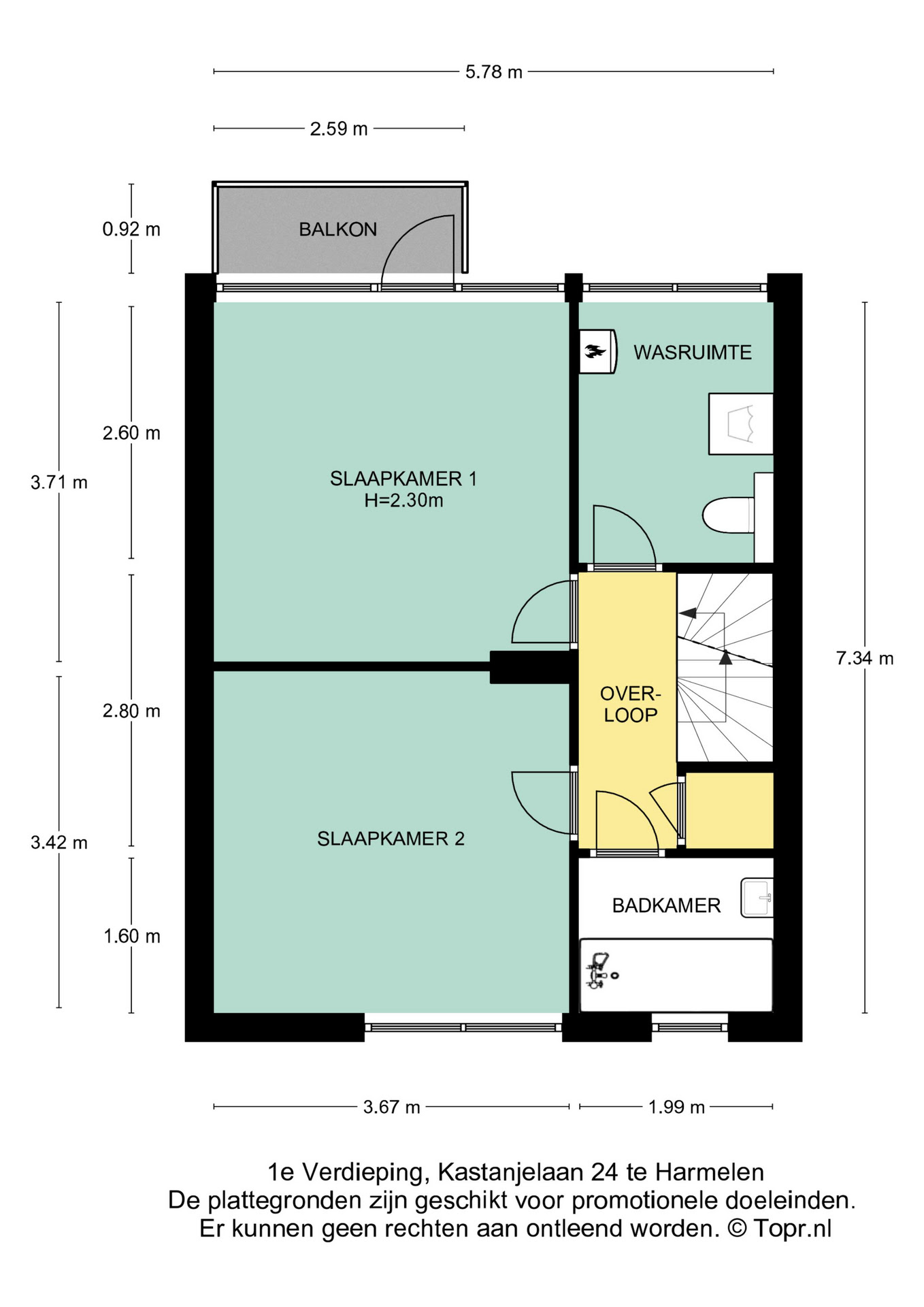 Plattegrond Verdieping
