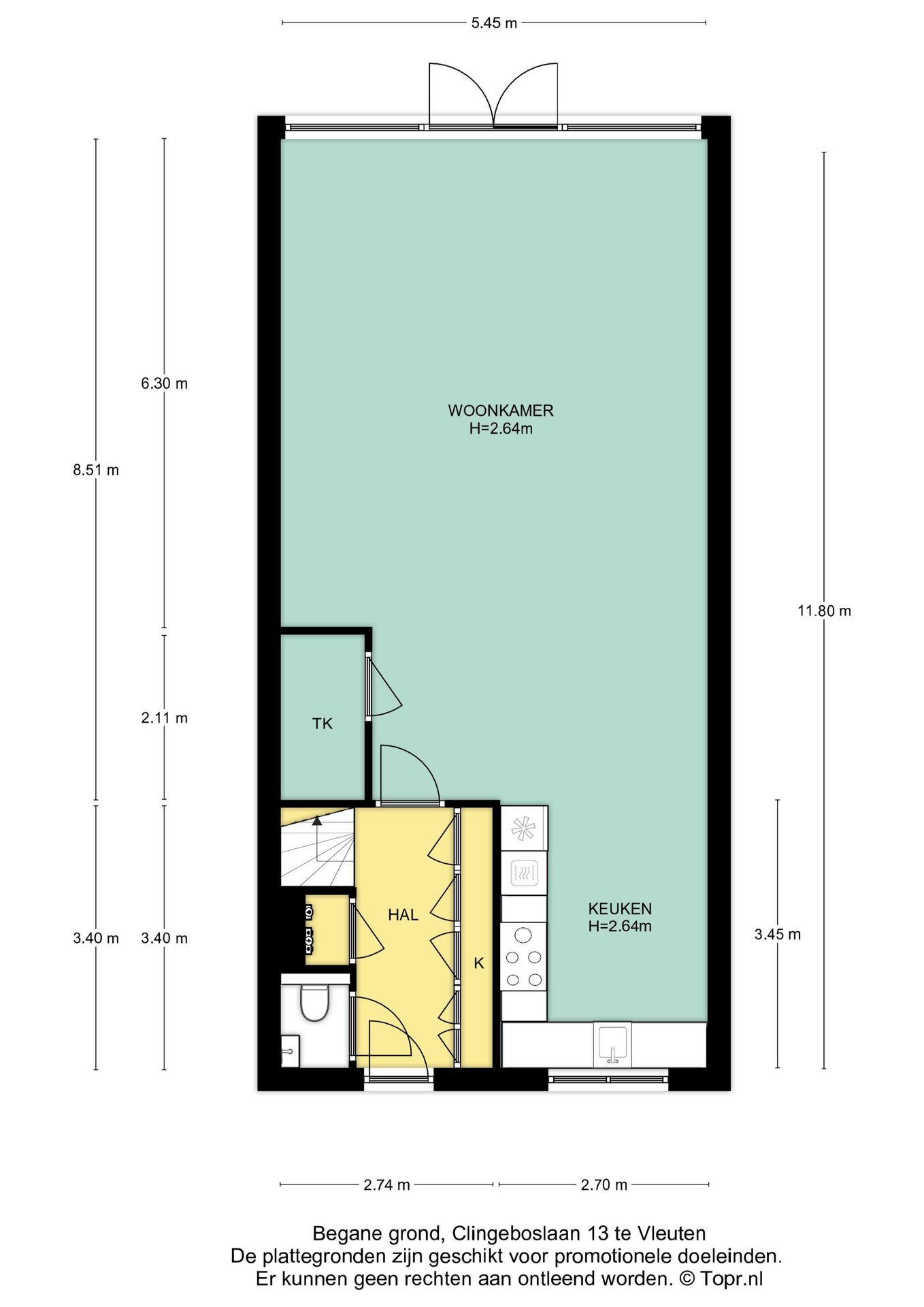 Plattegrond Begane grond