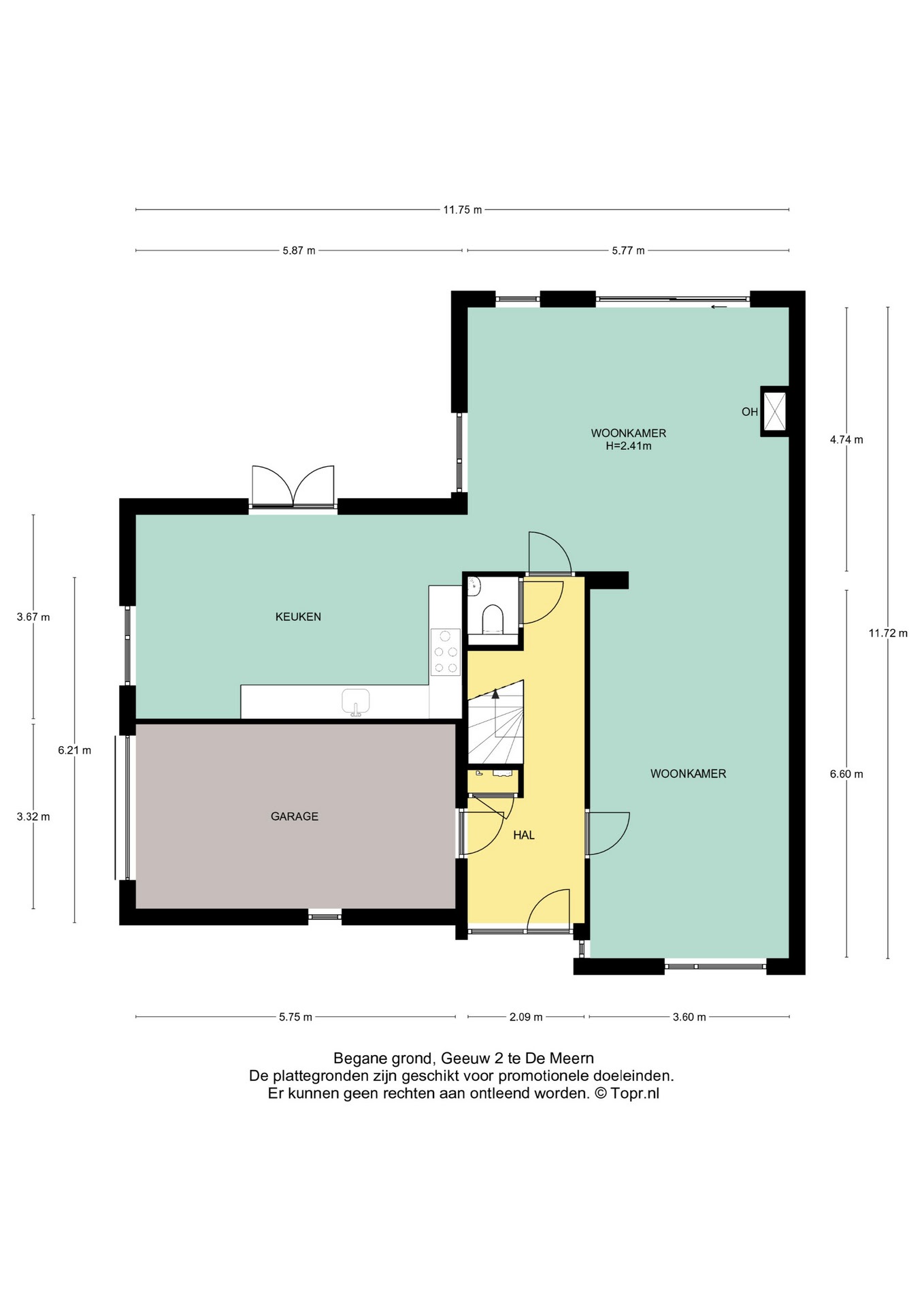 Plattegrond Begane grond