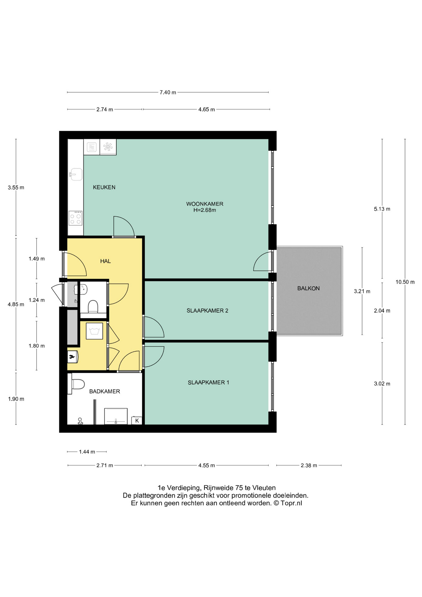Plattegrond Appartement