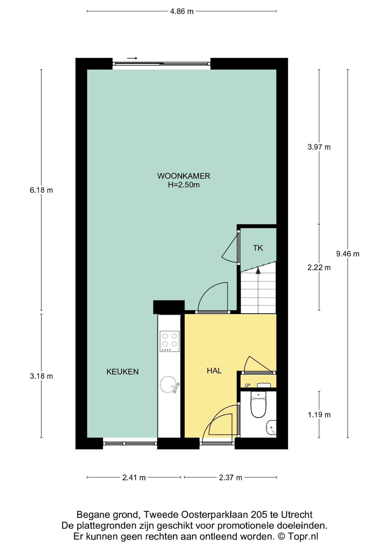 Plattegrond Begane grond