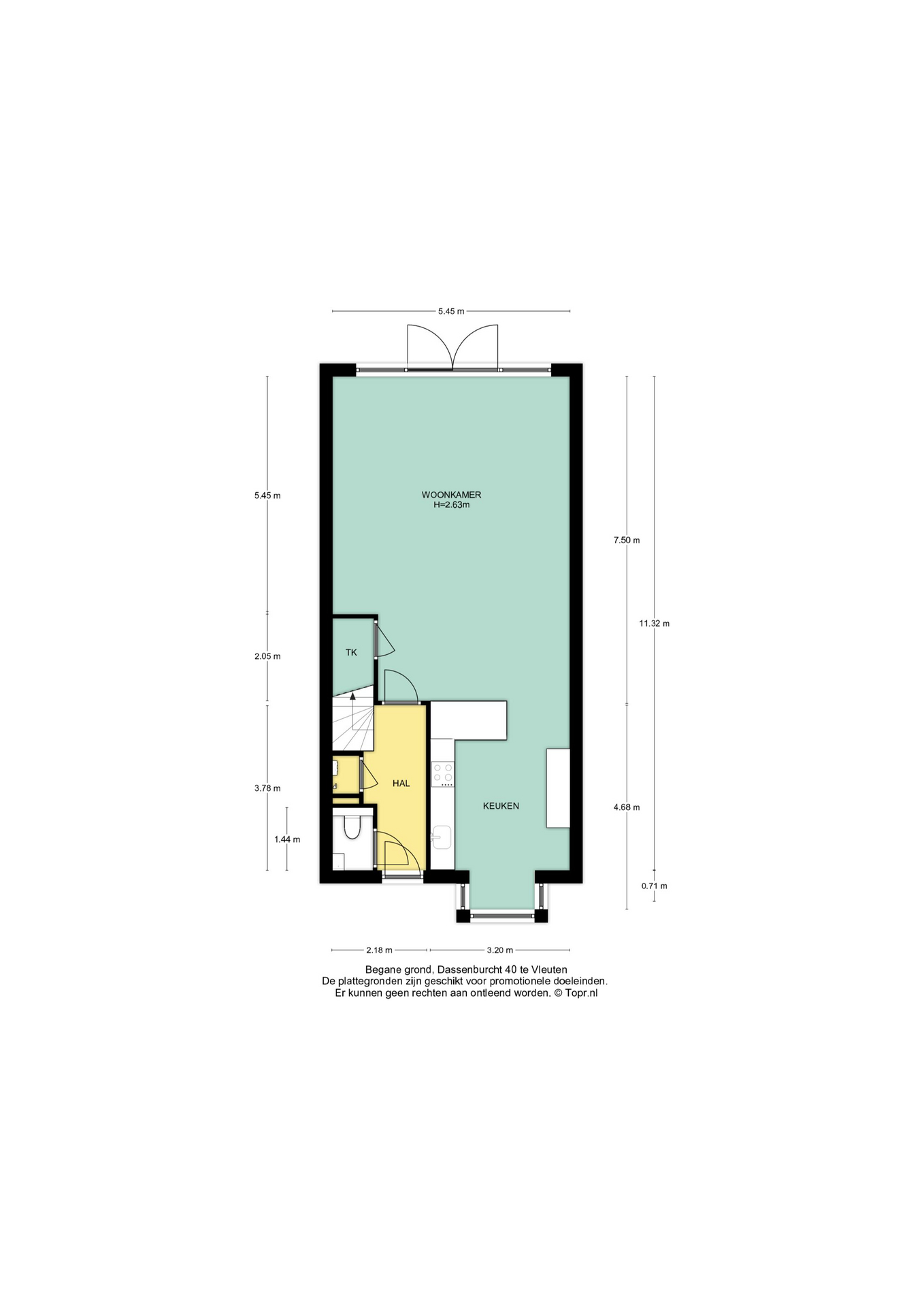 Plattegrond Begane grond
