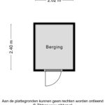 Plattegrond berging