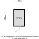 Plattegrond Berging