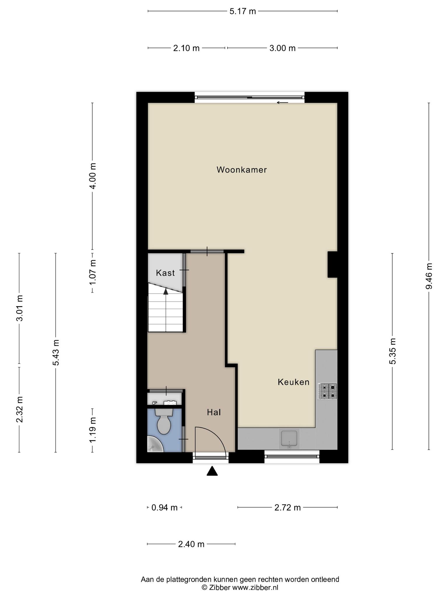 Plattegrond Begane grond