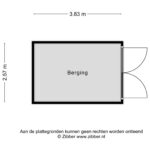 Plattegrond Berging