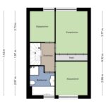 Plattegrond eerste verdieping