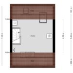 Plattegrond tweede verdieping