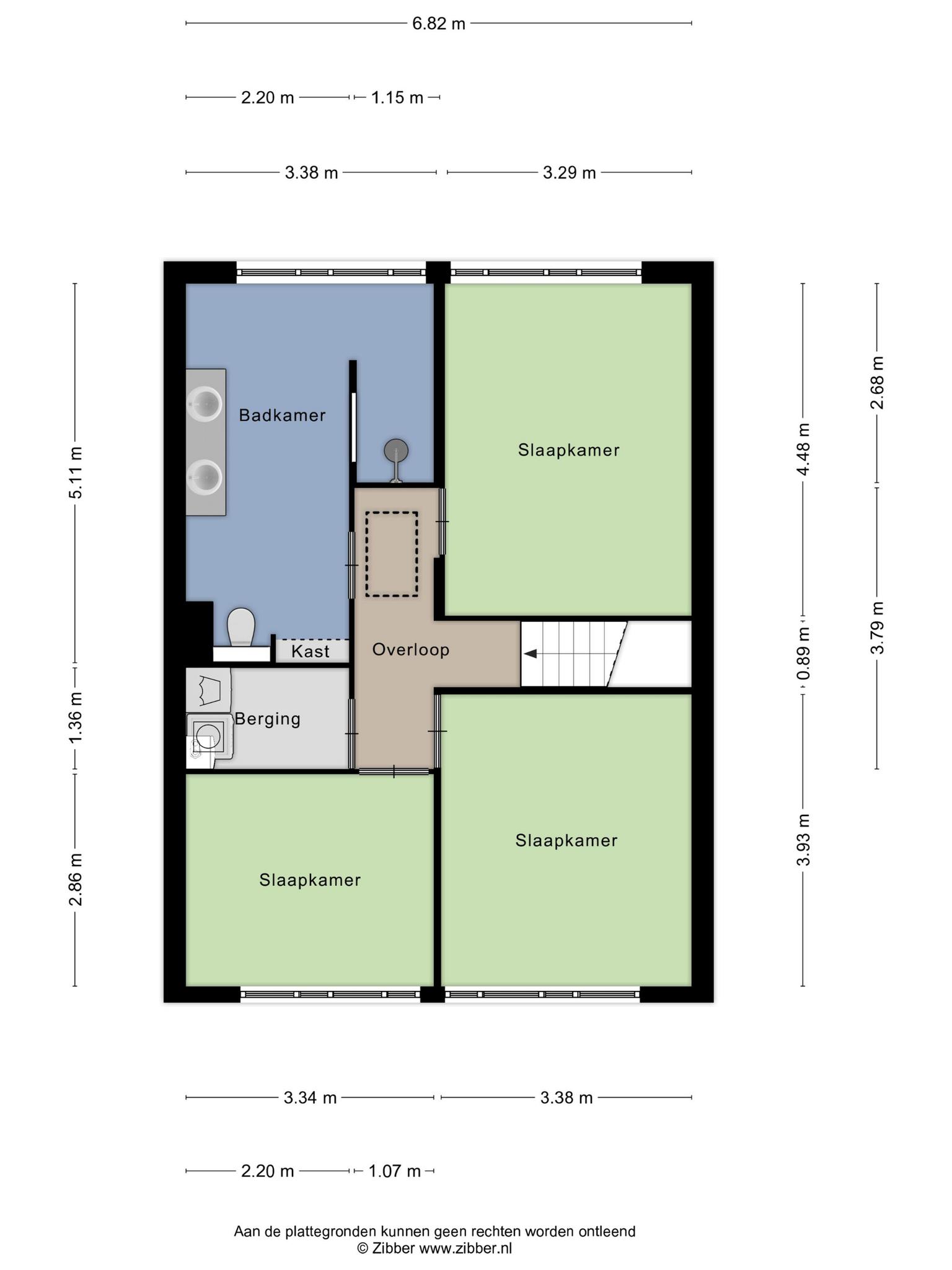 Plattegrond eerste verdieping