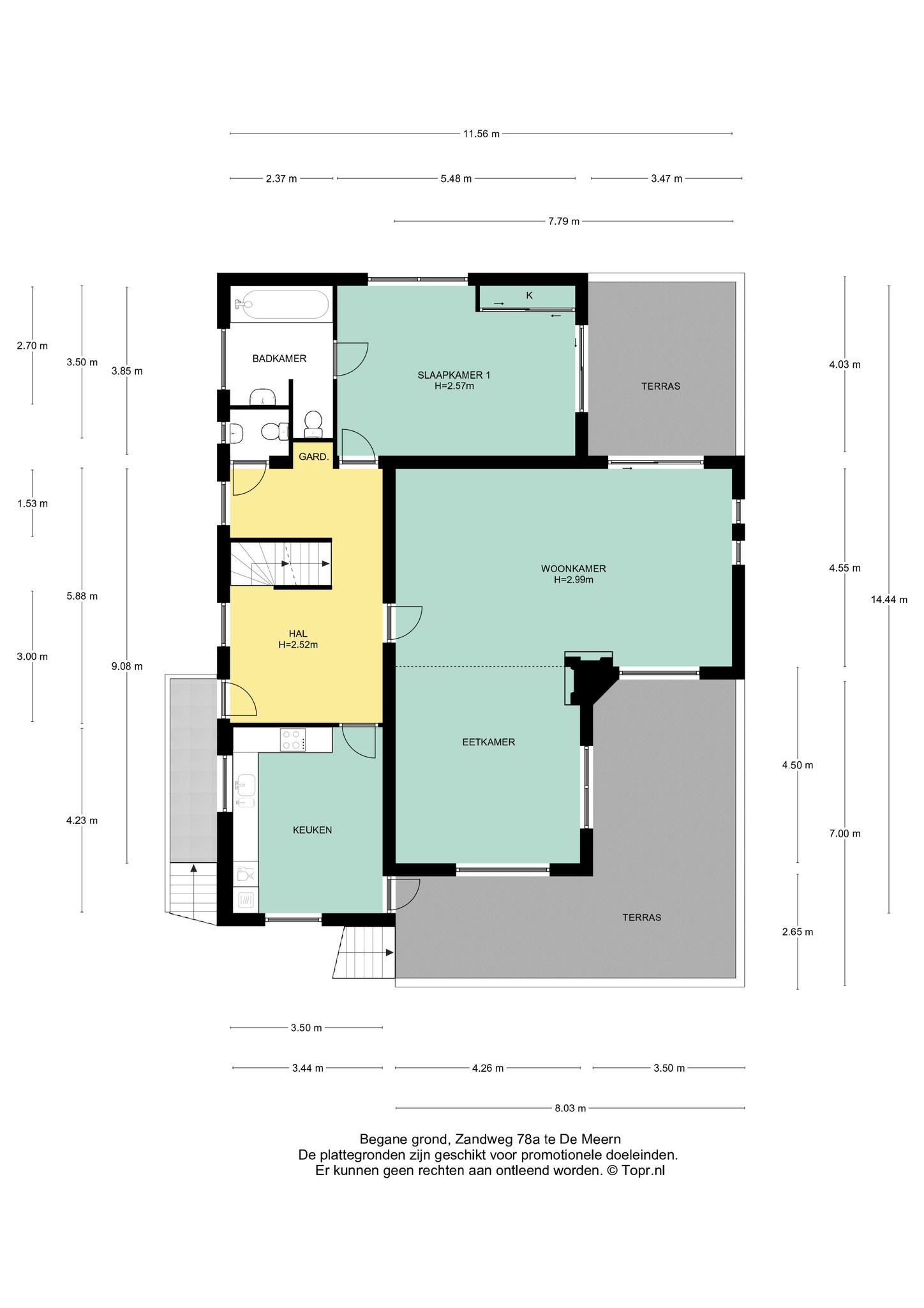 Plattegrond Begane grond