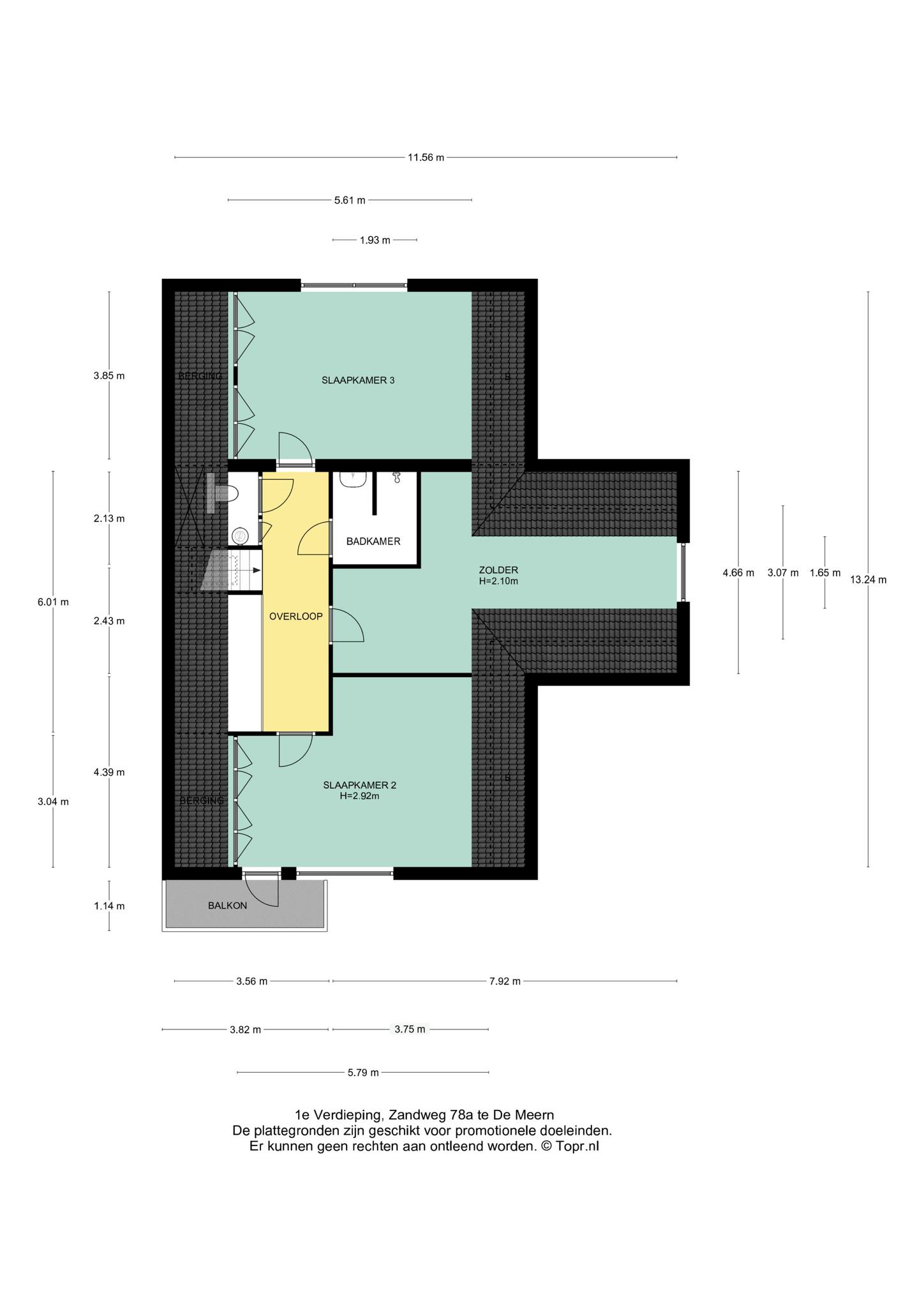 Plattegrond Eerste verdieping