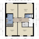 Plattegrond tweede verdieping