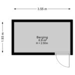 Plattegrond berging
