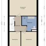 Plattegrond eerste verdieping