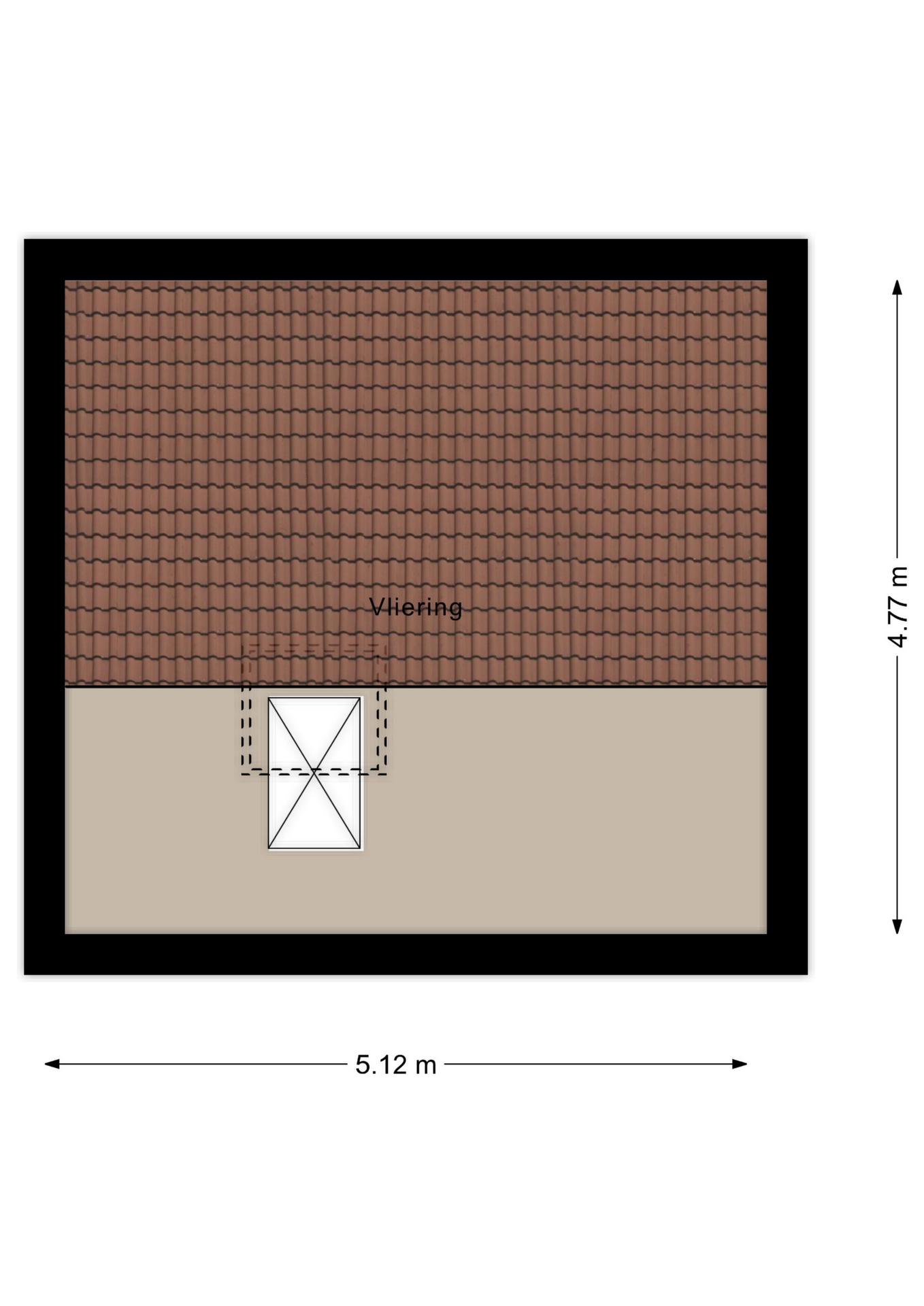 Plattegrond vliering