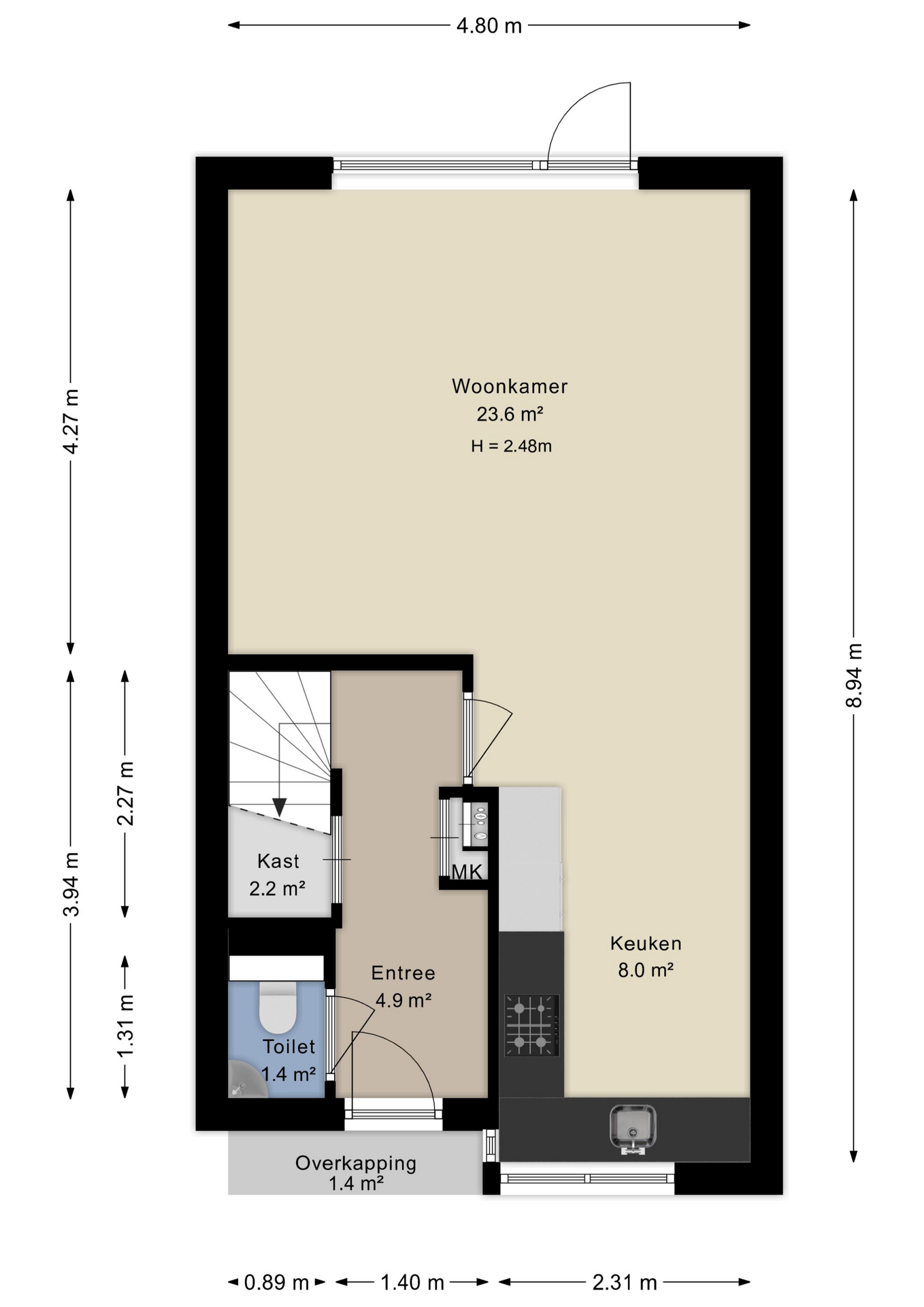 Plattegrond begane grond