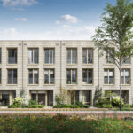 AI - Spoorwoningen voorgevel - frontaal