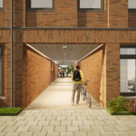 Gansstraat ingang binnentuin