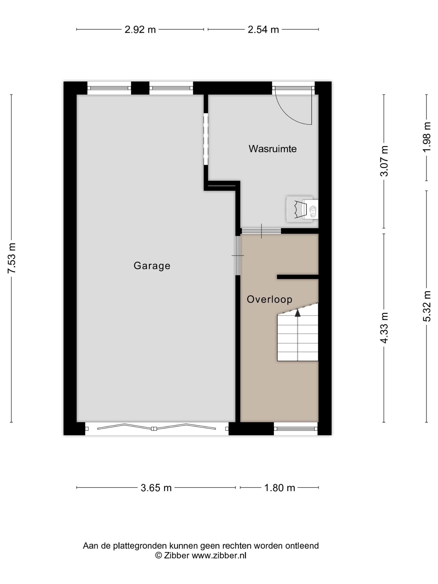 Plattegrond garage
