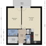 Plattegrond appartement