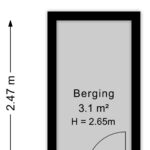 Plattegrond berging