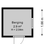 Plattegrond berging