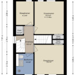 Plattegrond eerste verdieping