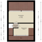 Plattegrond tweede verdieping