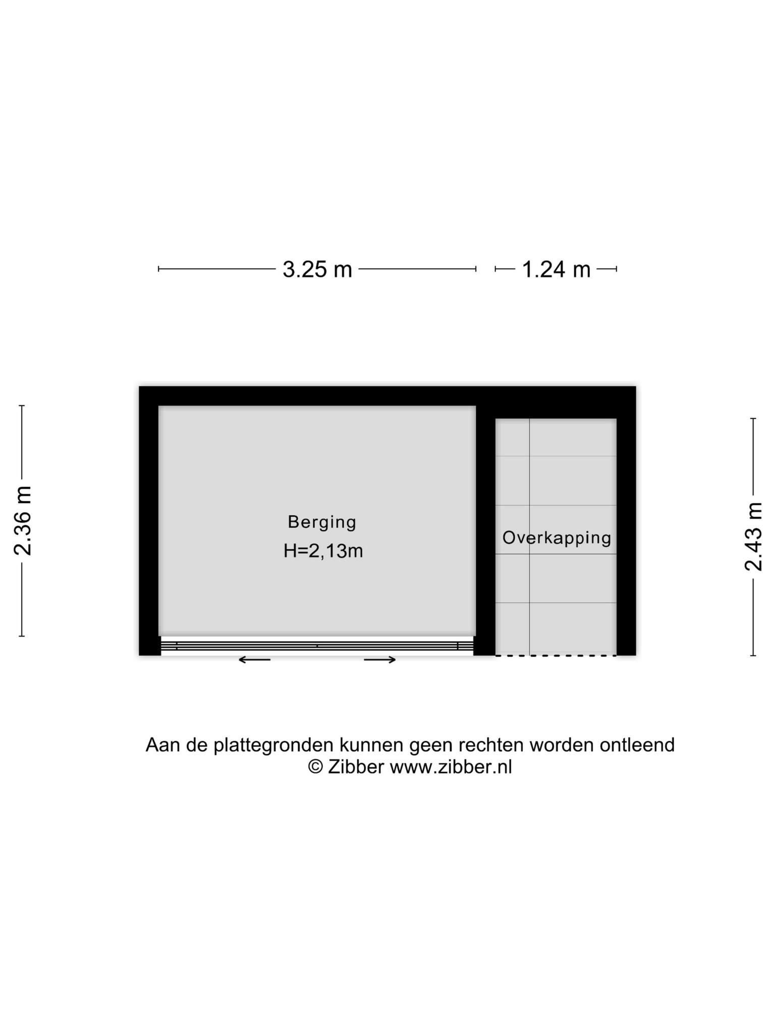 plattegrond berging