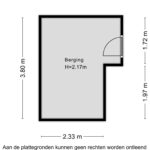 plattegrond berging