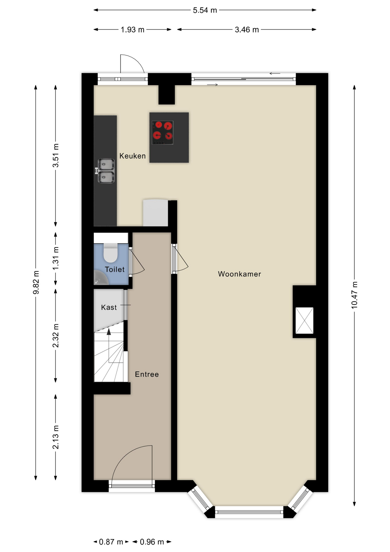 Plattegrond begane grond