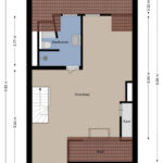 Plattegrond tweede verdieping