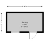 Plattegrond berging