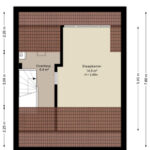 Plattegrond tweede verdieping