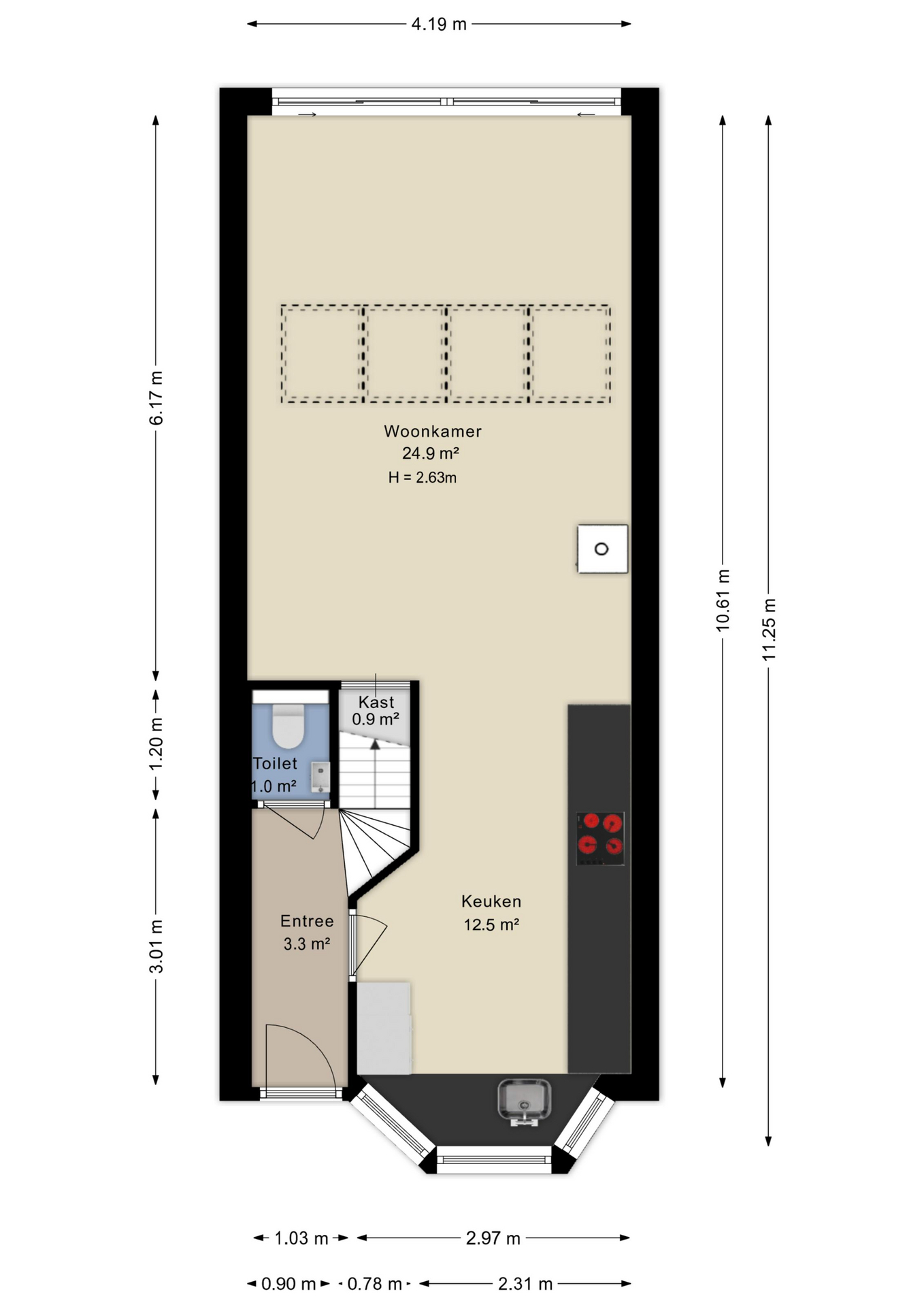 Plattegrond begane grond