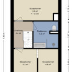 Plattegrond eerste verdieping
