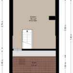 Plattegrond tweede verdieping