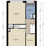 Plattegrond eerste verdieping