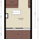 Plattegrond tweede verdieping