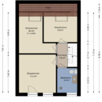 Plattegrond eerste verdieping