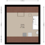 Plattegrond zolder