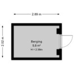 Plattegrond berging